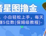 抖音星图撸金，无脑搬运，小白轻松上手，每天一小时月赚5位数(保姆级教程)【揭秘】