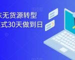 2023年京东无货源转型方案，新模式30天做到日销1万以上