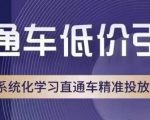 直通车低价引流课，系统化学习直通车精准投放