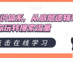 直通车知识体系，从底层逻辑带你玩转搜索流量