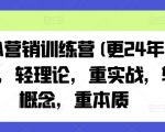 老A营销训练营(更24年9月)，轻理论，重实战，轻概念，重本质